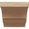 Ekena Millwork 4in. W x 4in. H x 12in. L Asheboro Woodgrain TimberThane Rafter Tail, Primed Tan RFTUR04X04X12ASHRCPR - alternate 2